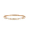 Diamond Pave Station Bangle - 79e | Everyday 14K Gold Jewelry