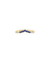 Chevron Cluster Birthstone and Diamond Ring - 79e | Everyday 14K Gold Jewelry