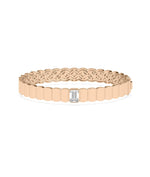 Solitaire Lab Diamond Gold Bangle - 79e | Everyday 14K Gold Jewelry