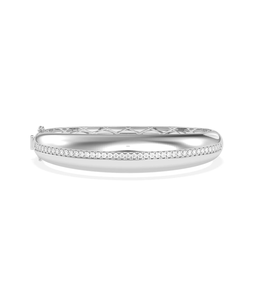 Diamond Dome Bangle - 79e | Everyday 14K Gold Jewelry