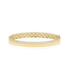Diamond Fluted Bangle - 79e | Everyday 14K Gold Jewelry