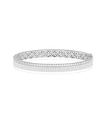 Diamond Fluted Bangle - 79e | Everyday 14K Gold Jewelry