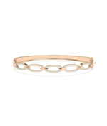 Diamond Link Bangle - 79e | Everyday 14K Gold Jewelry