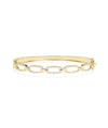 Diamond Link Bangle - 79e | Everyday 14K Gold Jewelry