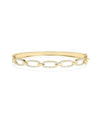 Diamond Link Bangle - 79e | Everyday 14K Gold Jewelry