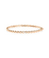 Natural Diamond Twist Bangle - 79e | Everyday 14K Gold Jewelry