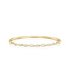 Diamond Twist Bangle - 79e | Everyday 14K Gold Jewelry