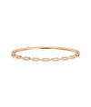 Diamond Link Bangle - 79e | Everyday 14K Gold Jewelry