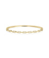 Diamond Link Bangle - 79e | Everyday 14K Gold Jewelry