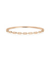 Diamond Link Bangle - 79e | Everyday 14K Gold Jewelry
