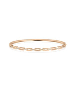 Diamond Link Bangle - 79e | Everyday 14K Gold Jewelry