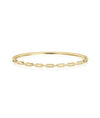 Diamond Link Bangle - 79e | Everyday 14K Gold Jewelry