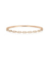 Diamond Pave Link Bangle - 79e | Everyday 14K Gold Jewelry