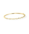 Diamond Pave Link Bangle - 79e | Everyday 14K Gold Jewelry