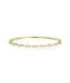Diamond Pave Link Bangle - 79e | Everyday 14K Gold Jewelry