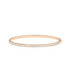 Emerald Cut Diamond Straight Link Bangle - 79e | Everyday 14K Gold Jewelry