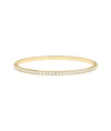 Emerald Cut Diamond Straight Link Bangle - 79e | Everyday 14K Gold Jewelry