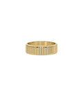 Fluted Gold Band Ring