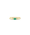 Birthstone Solitaire Band Ring - 79e | Everyday 14K Gold Jewelry
