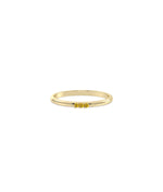 3 Stone Birthstone Ring - 79e | Everyday 14K Gold Jewelry
