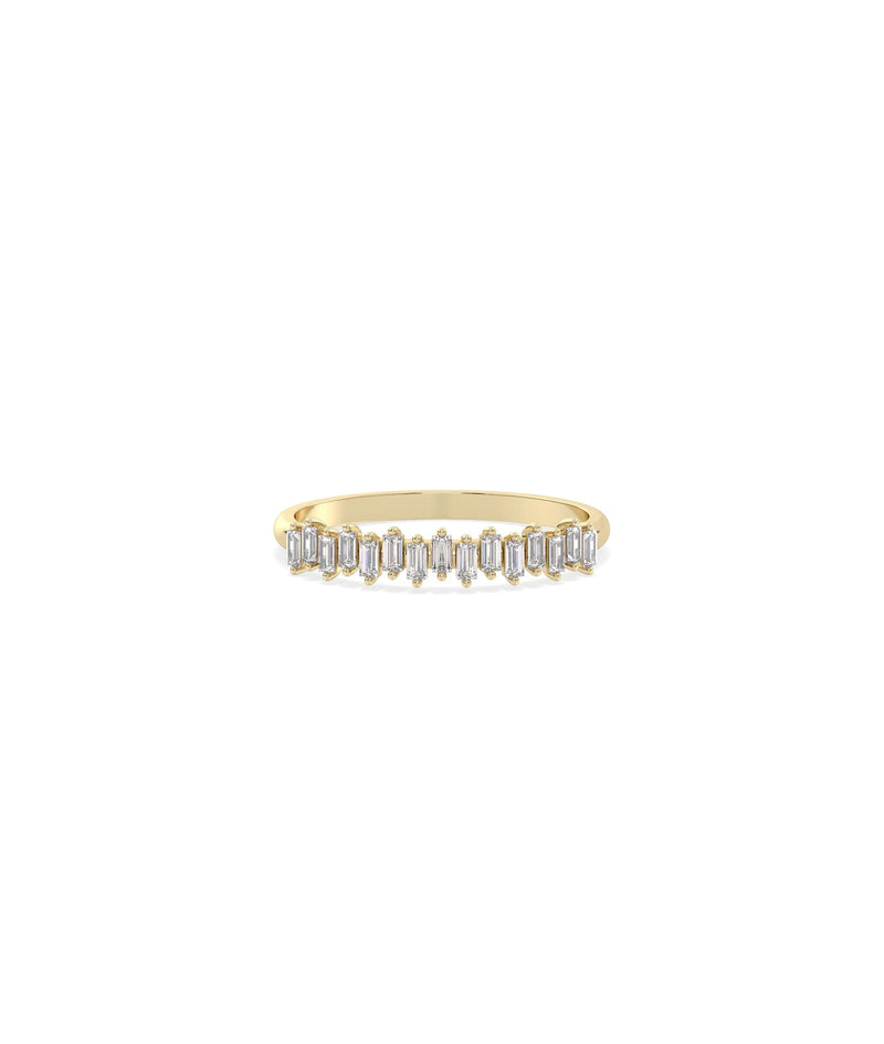 Birthstone Baguette Band Ring - 79e | Everyday 14K Gold Jewelry