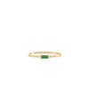 Birthstone Baguette Band Ring - 79e | Everyday 14K Gold Jewelry