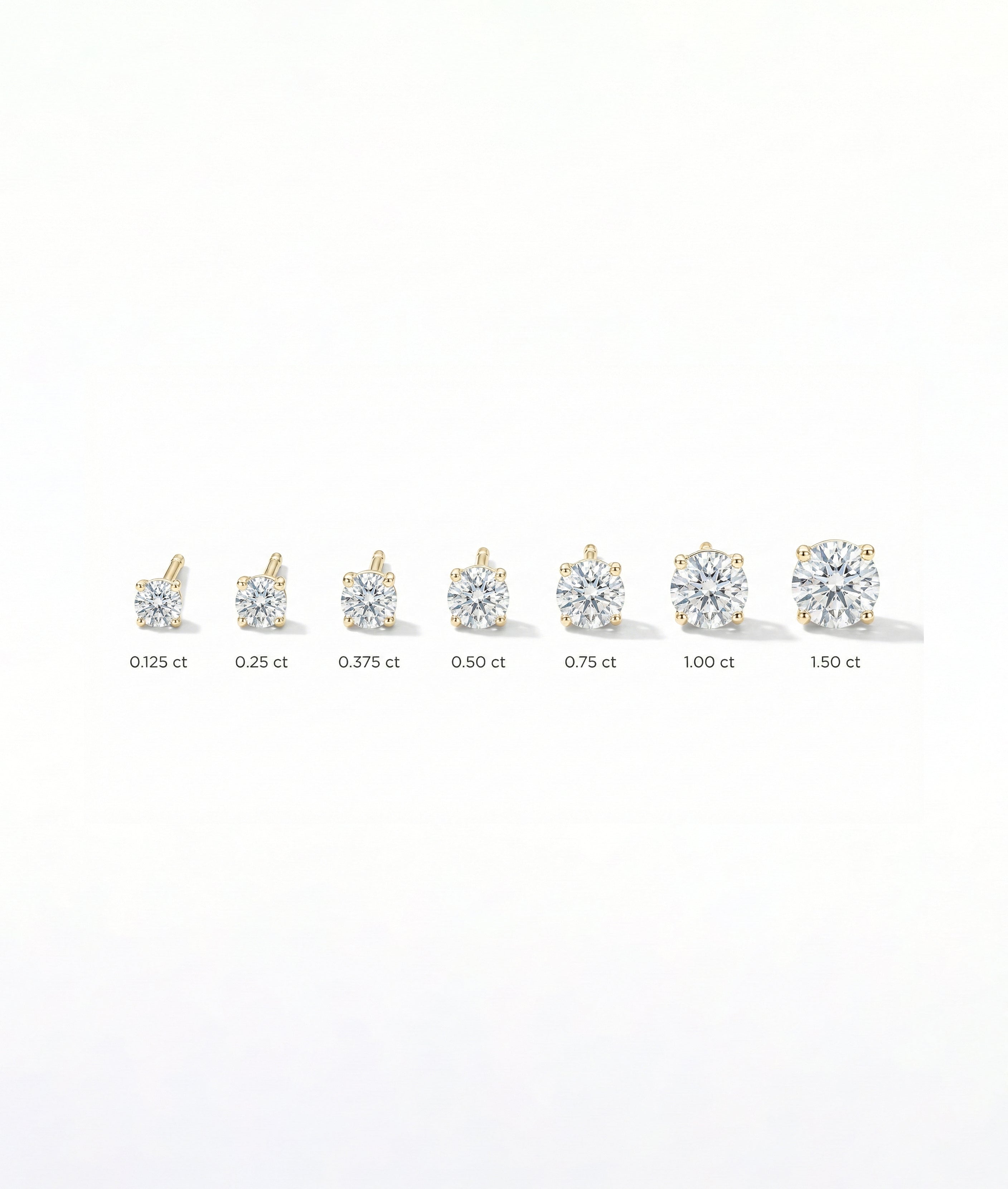 Classic Diamond Stud Earrings