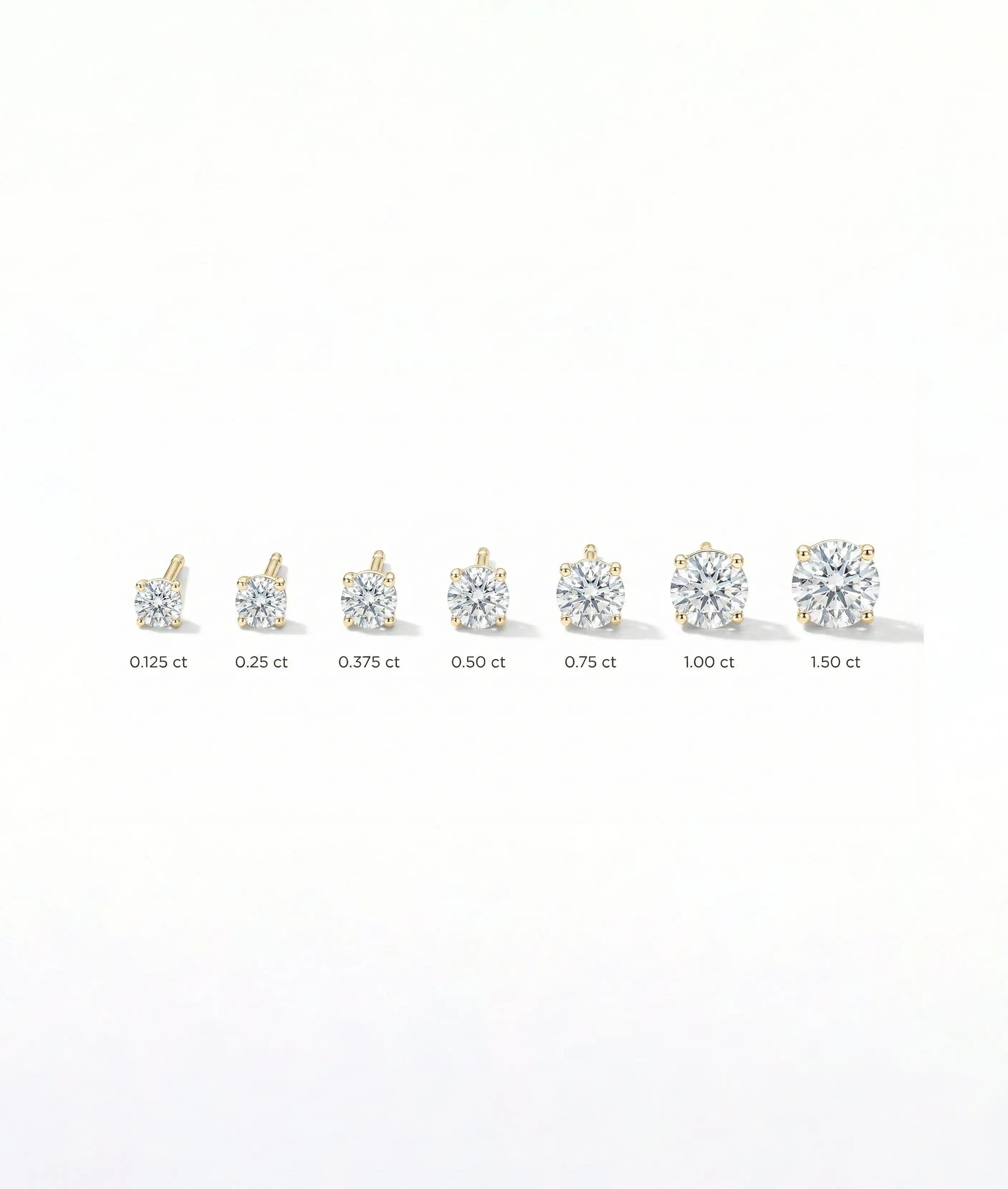 Classic Diamond Stud Earrings