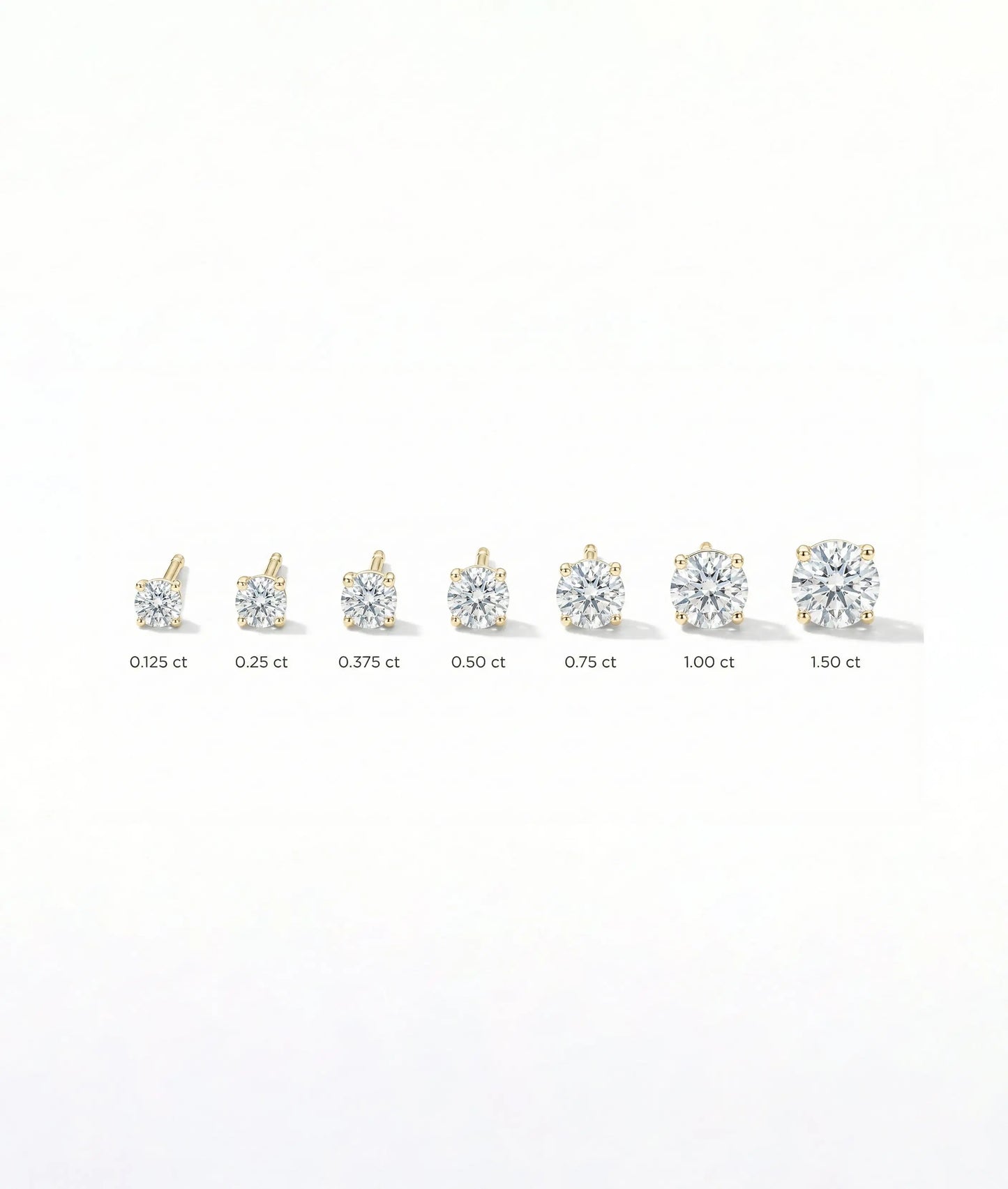 Classic Diamond Stud Earrings