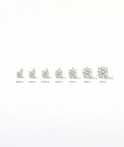 Classic Diamond Stud Earrings