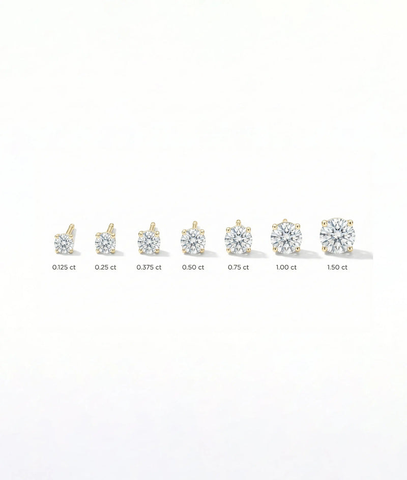 Classic Diamond Stud Earrings