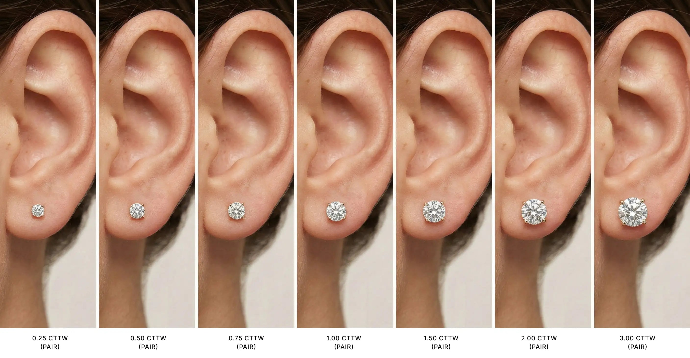 Classic Diamond Stud Earrings