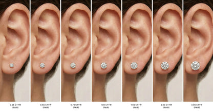 Classic Diamond Stud Earrings