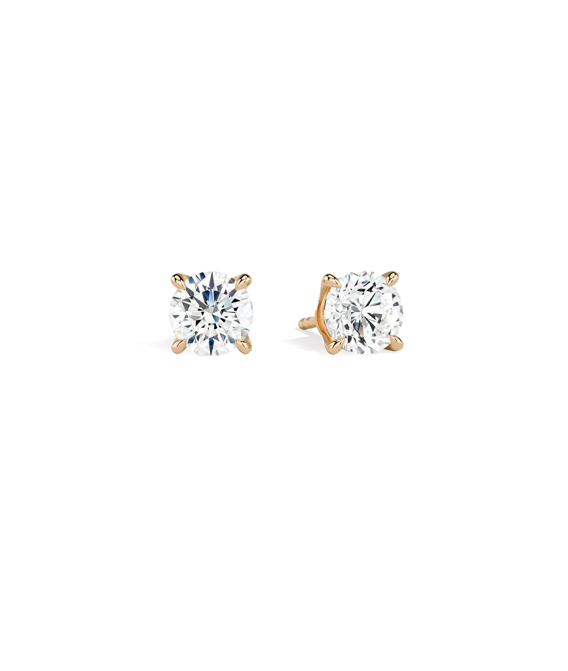 Classic Diamond Stud Earrings