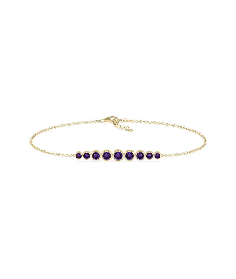 Graduating Birthstone Bracelet - 79e | Everyday 14K Gold Jewelry