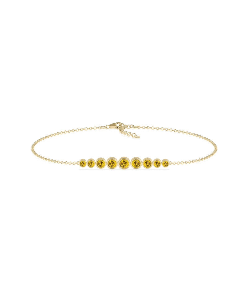 Graduating Birthstone Bracelet - 79e | Everyday 14K Gold Jewelry