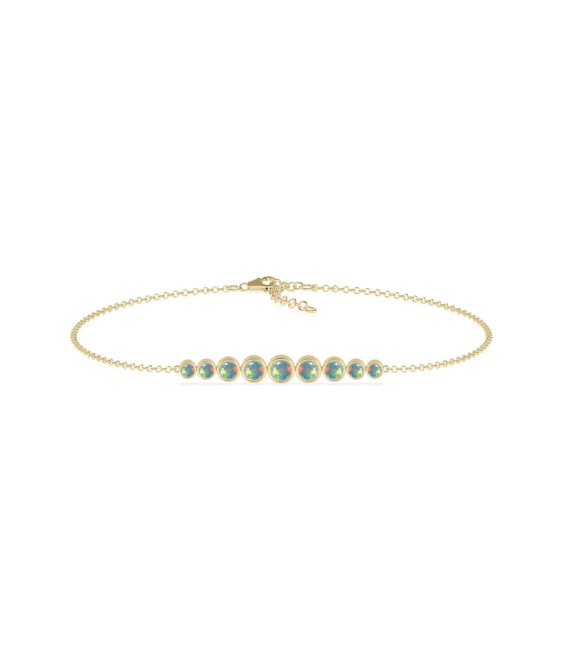 Graduating Birthstone Bracelet - 79e | Everyday 14K Gold Jewelry