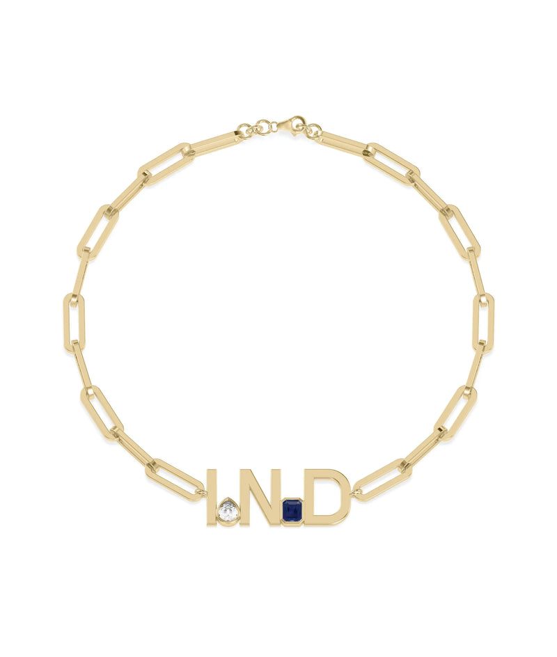 Birthstone Initials Bracelets - 79e | Everyday 14K Gold Jewelry