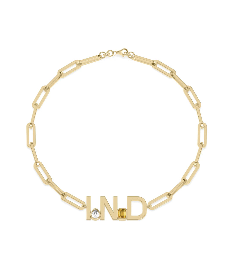 Birthstone Initials Bracelets - 79e | Everyday 14K Gold Jewelry