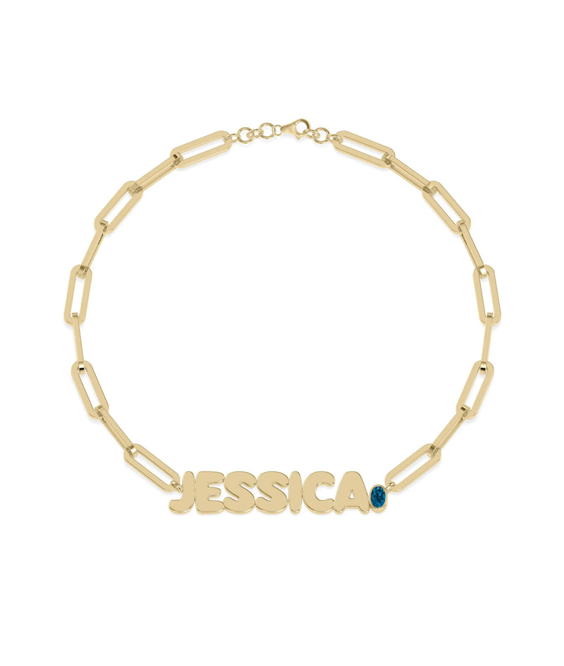 Birthstone Initials Bracelets - 79e | Everyday 14K Gold Jewelry