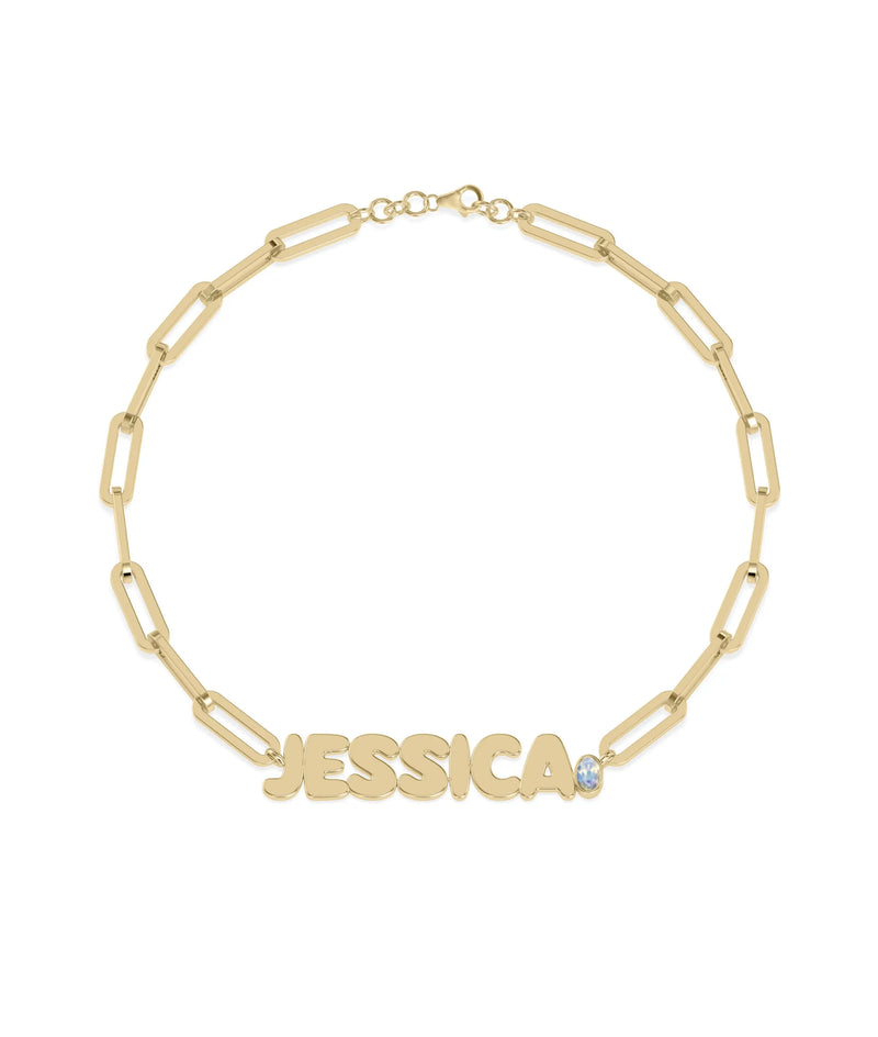 Birthstone Initials Bracelets - 79e | Everyday 14K Gold Jewelry