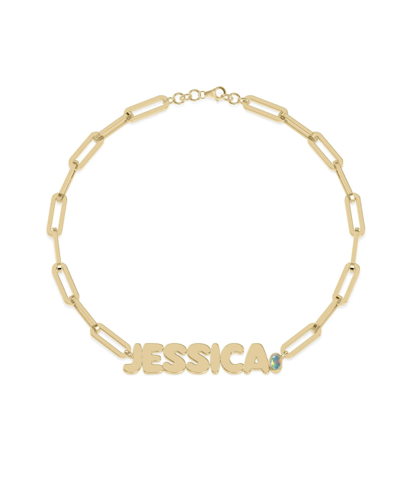 Birthstone Initials Bracelets - 79e | Everyday 14K Gold Jewelry