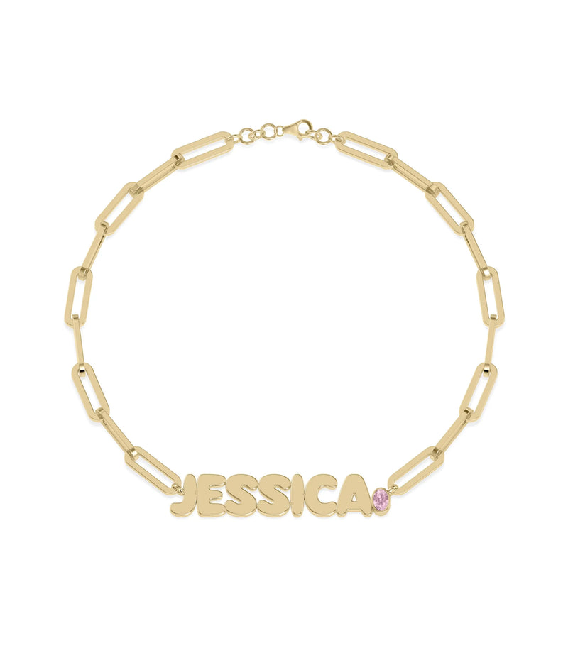 Birthstone Initials Bracelets - 79e | Everyday 14K Gold Jewelry