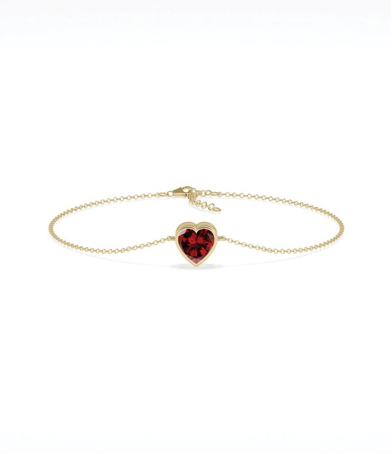 Solitaire Birthstone Bracelet - 79e | Everyday 14K Gold Jewelry