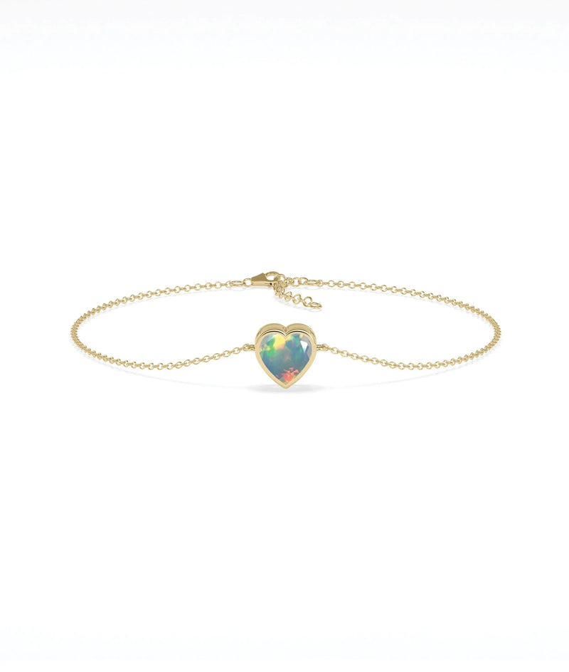 Solitaire Birthstone Bracelet - 79e | Everyday 14K Gold Jewelry