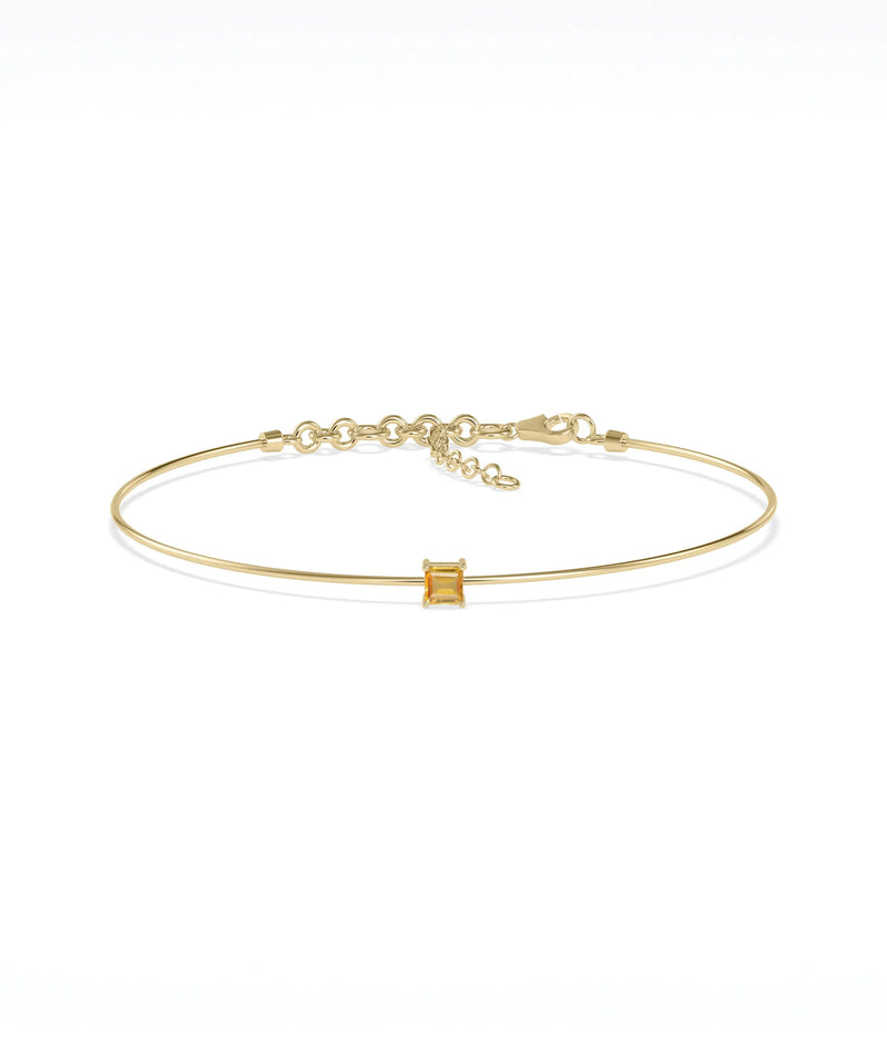 Birthstone Wire Bracelet - 79e | Everyday 14K Gold Jewelry