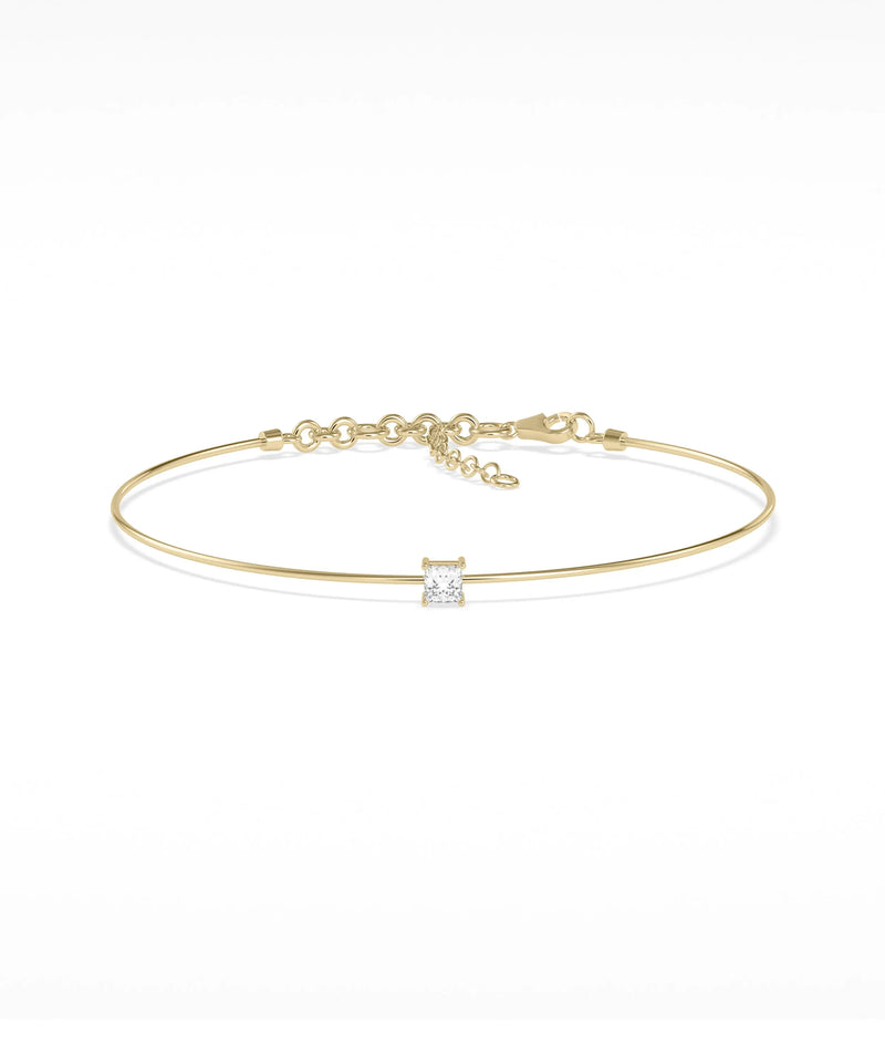 Birthstone Wire Bracelet - 79e | Everyday 14K Gold Jewelry
