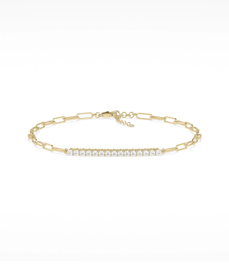 Birthstone Bar Bracelet - 79e | Everyday 14K Gold Jewelry