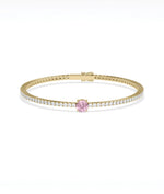 Solitaire Birthstone Diamond Tennis Bracelet - 79e | Everyday 14K Gold Jewelry