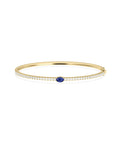 Solitaire Birthstone Tennis Bangle
